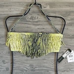 Despi Fringe Bandeau Bikini Top